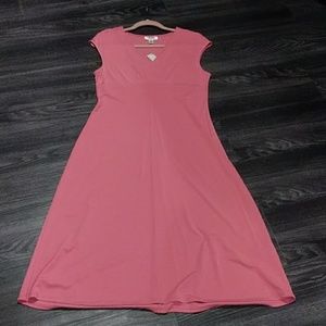Talbots Coral Midi Dress